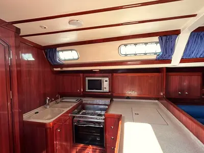 Galley of Alexandria, a Ocean Star 58.4 sailboat at Athens, Greece