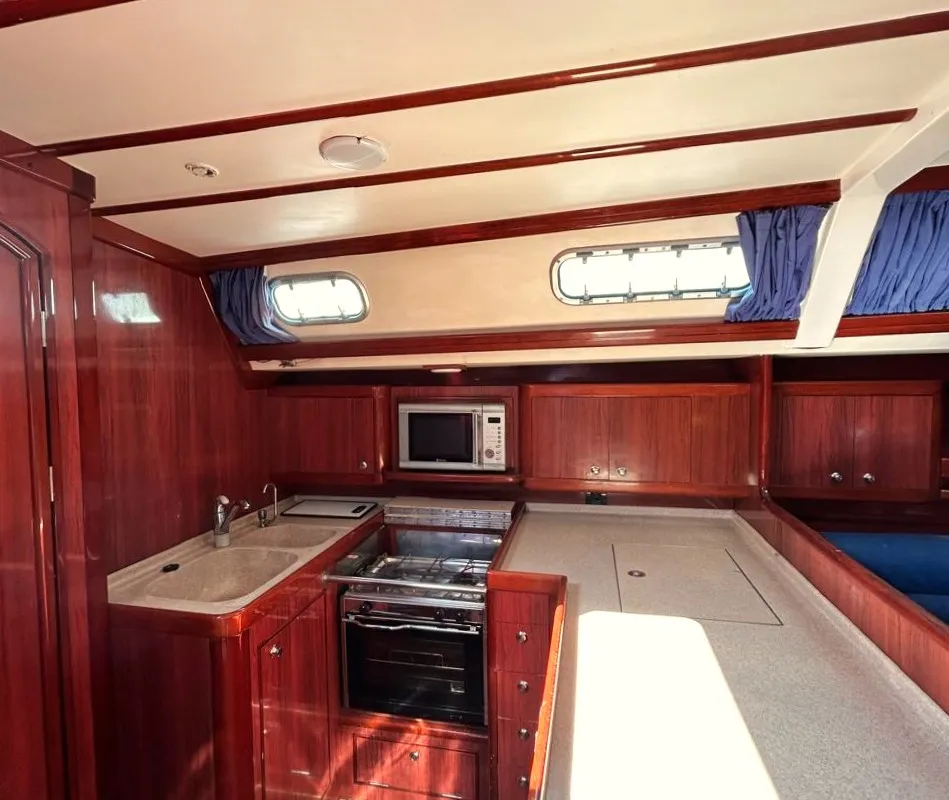 Galley of Alexandria, a Ocean Star 58.4 sailboat at Athens, Greece