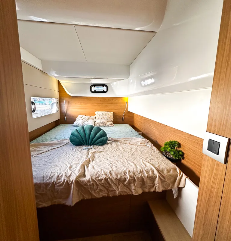 Cabin on Aussie, a Bali Catsmart catamaran at Pirovac, Croatia