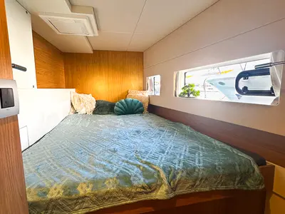 Cabin on Aussie, a Bali Catsmart catamaran at Pirovac, Croatia
