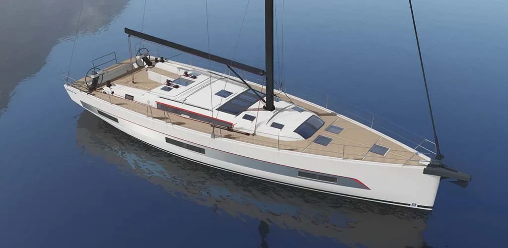 Hermes, a Dufour 530 sailboat at Municipal Unit of Rhodes, Greece
