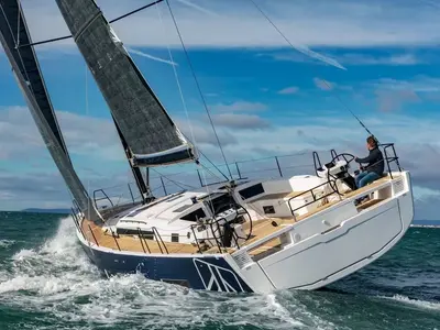 Hermes, a Dufour 530 sailboat at Municipal Unit of Rhodes, Greece