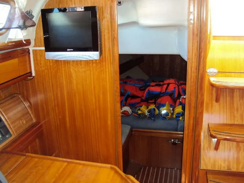 Marja, a Bavaria 39 Cruiser sailboat at Trget, Croatia