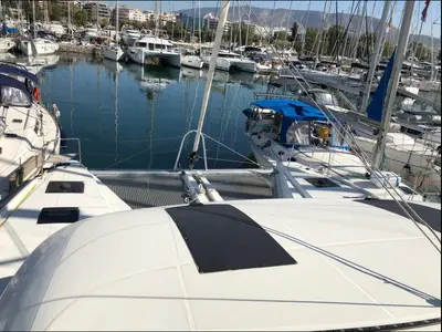 AF-LAG50, a Lagoon 50 catamaran at Athens, Greece