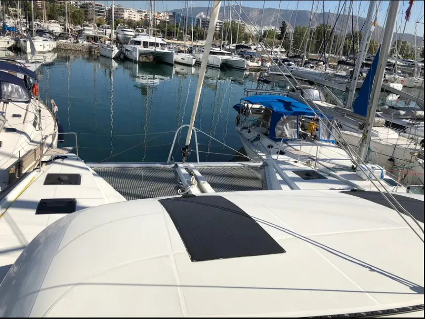 AF-LAG50, a Lagoon 50 catamaran at Athens, Greece