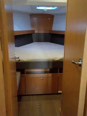 Cabin on Aquamarijn, a Bavaria 41 Cruiser sailboat at Yerseke, Netherlands