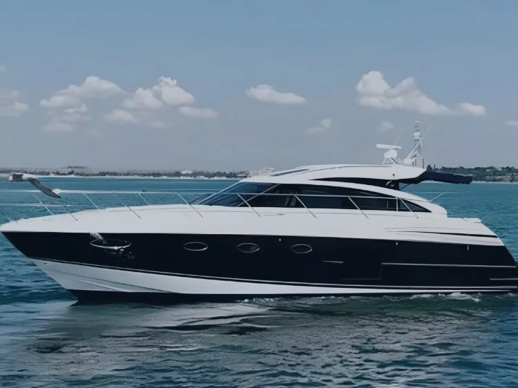 Solorada, a Princess 52 Fly motor yacht at Castellammare di Stabia, Italy