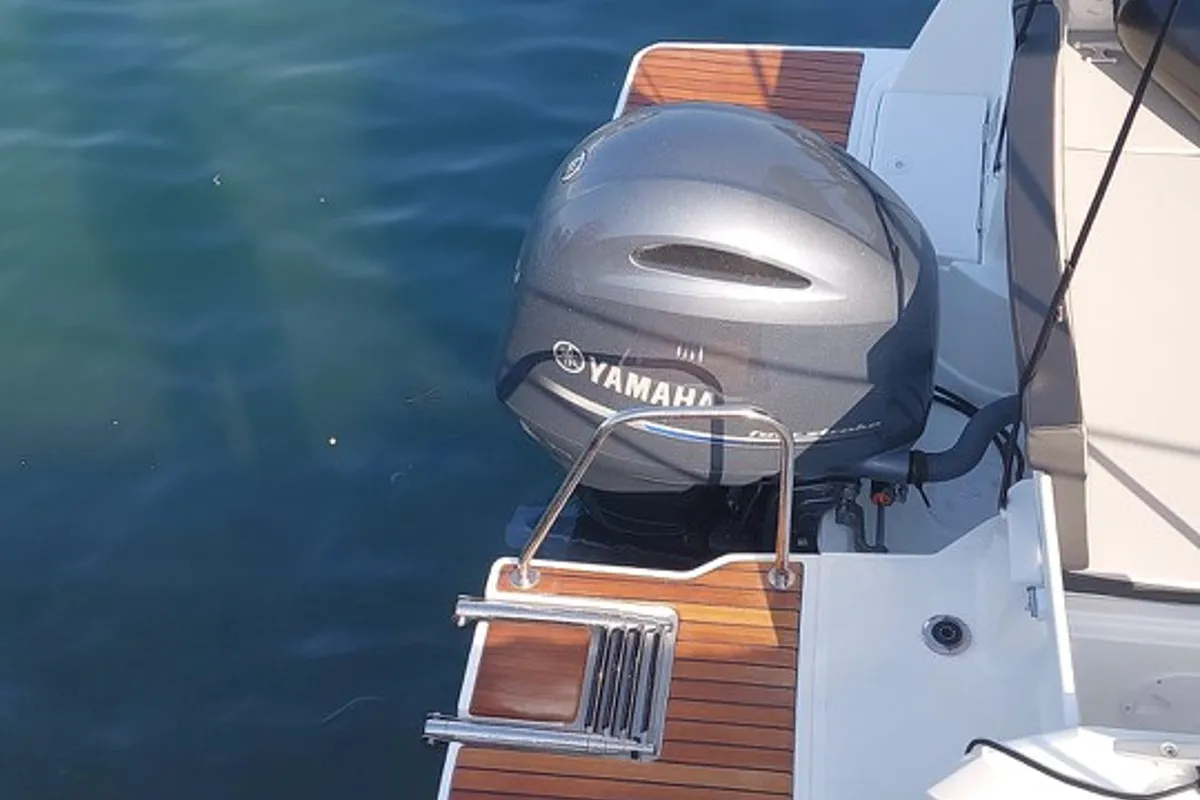 NN, a Jeanneau Merry Fisher 695 Serie2 motorboat at Seget Donji, Croatia