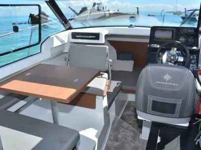Salon of NN, a Jeanneau Merry Fisher 695 Serie2 motorboat at Seget Donji, Croatia