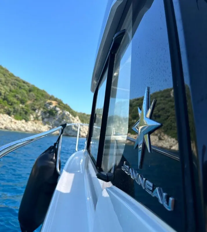 Exterior view of NN, a Jeanneau Merry Fisher 695 Serie2 motorboat at Seget Donji, Croatia