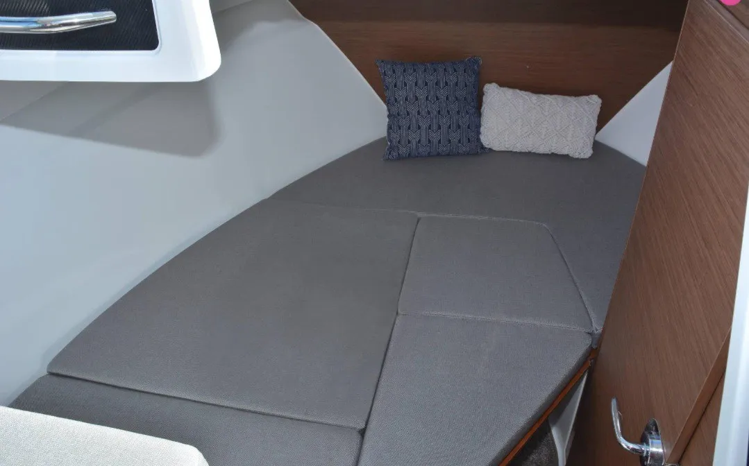 Cabin on NN, a Jeanneau Merry Fisher 695 Serie2 motorboat at Seget Donji, Croatia