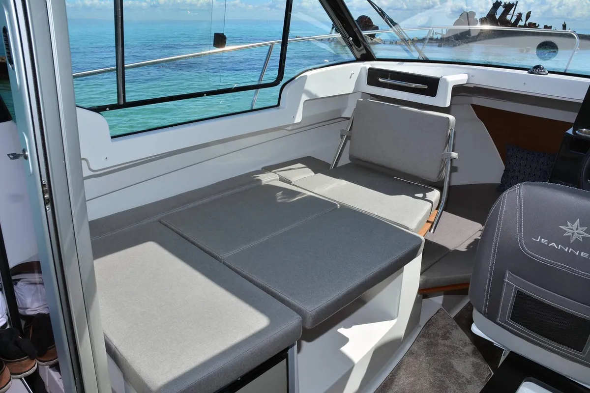 Salon of NN, a Jeanneau Merry Fisher 695 Serie2 motorboat at Seget Donji, Croatia