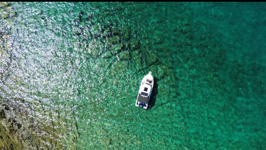 Exterior view of NN, a Jeanneau Merry Fisher 695 Serie2 motorboat at Seget Donji, Croatia