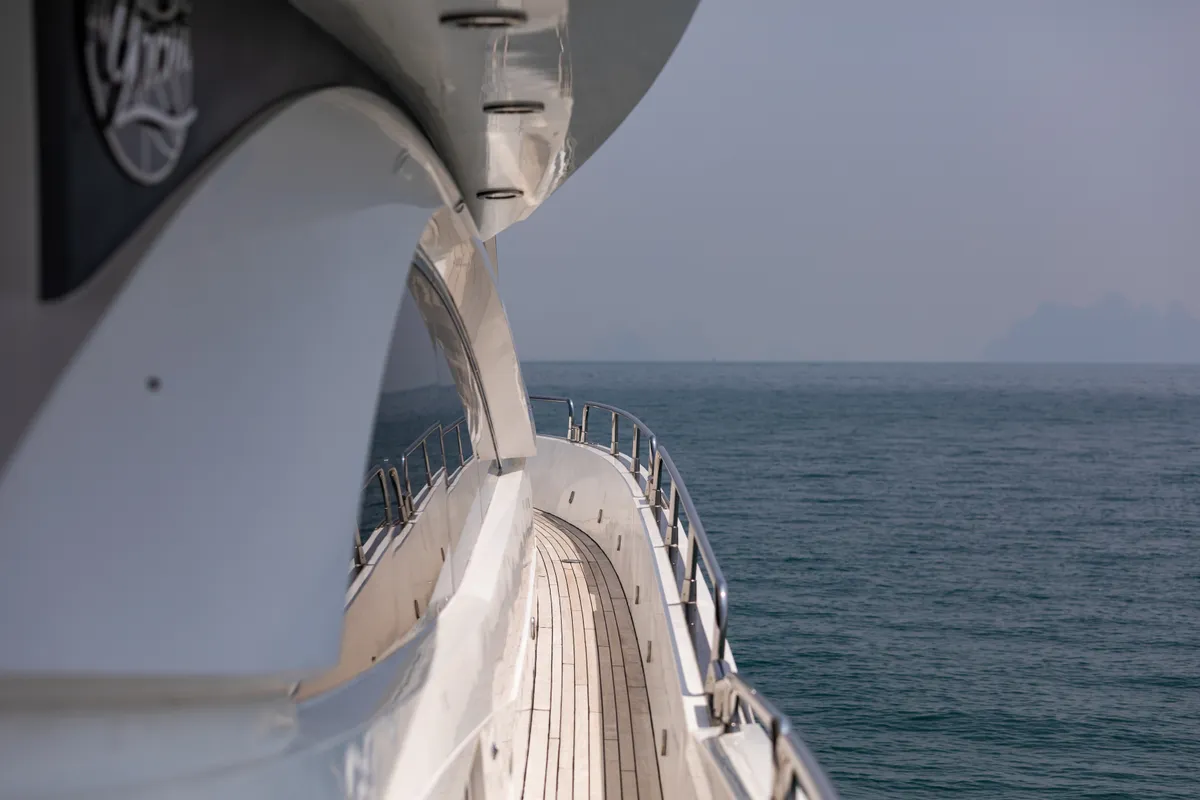 Major Affair, a Sunseeker 90 motor yacht at Pa Khlok, Thailand