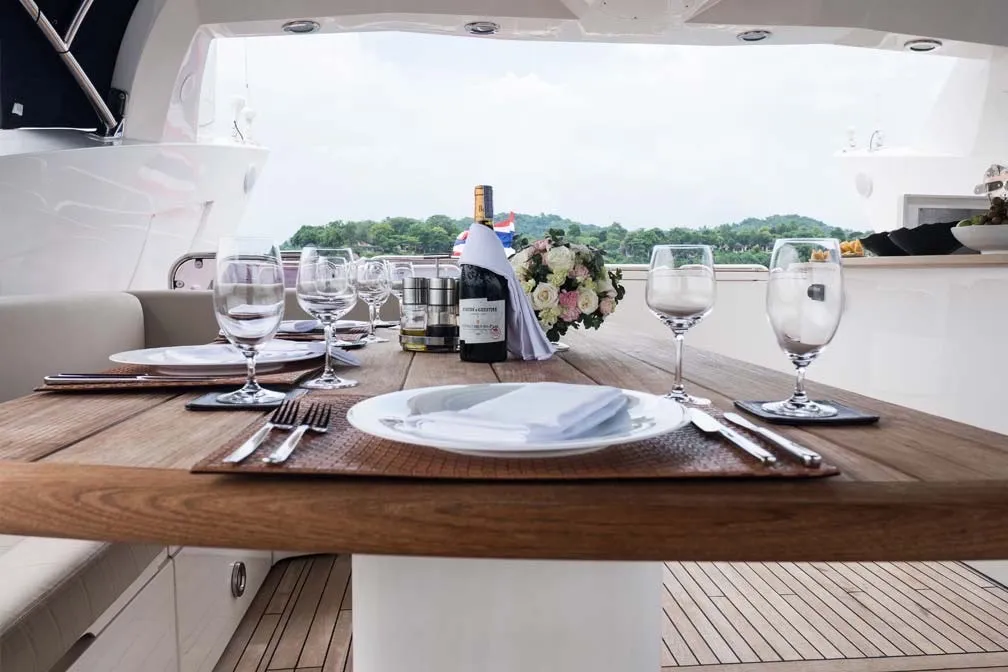 Major Affair, a Sunseeker 90 motor yacht at Pa Khlok, Thailand