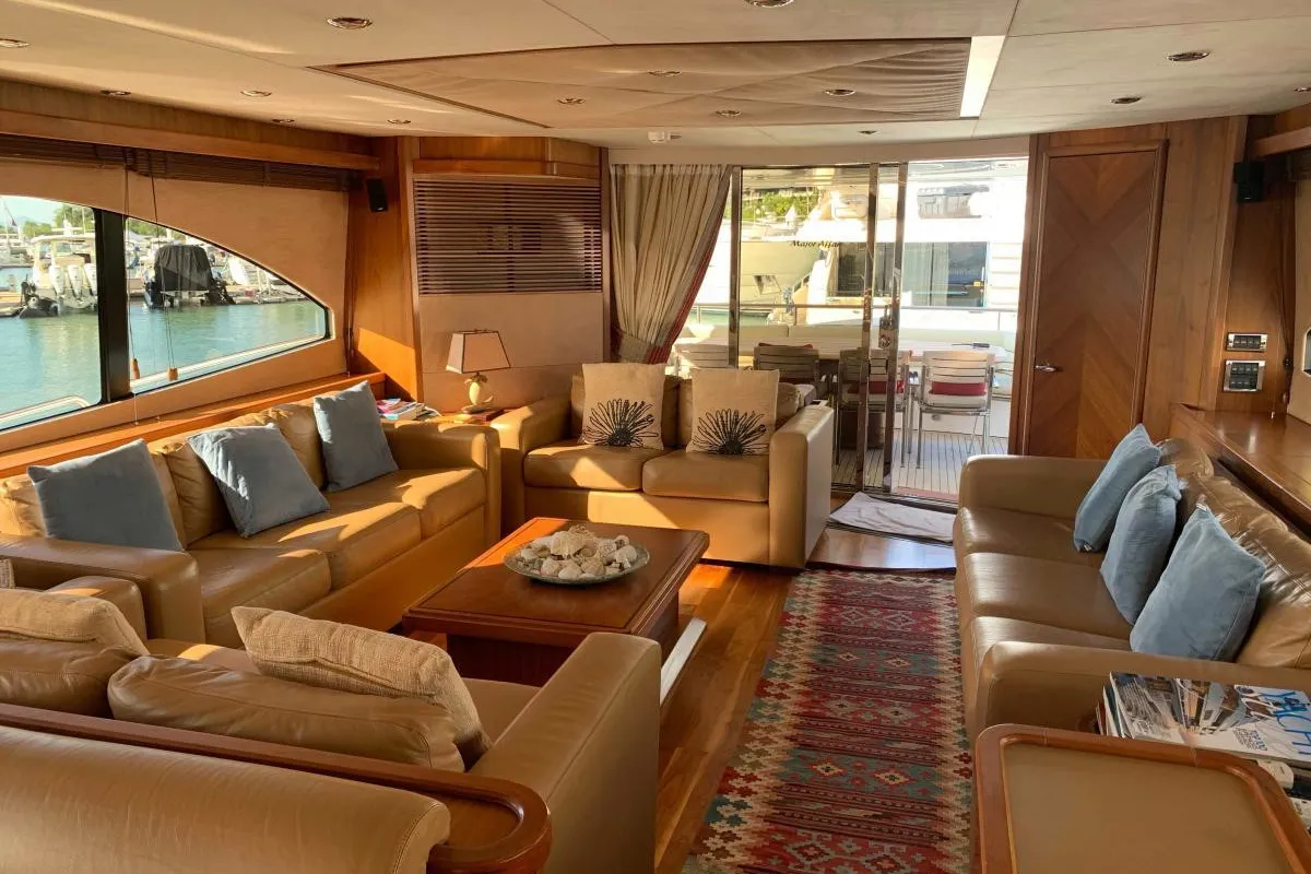 Major Affair, a Sunseeker 90 motor yacht at Pa Khlok, Thailand