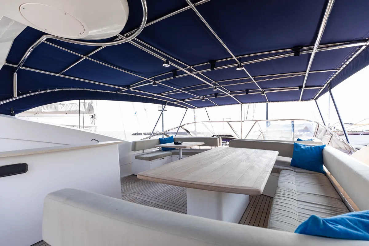 Major Affair, a Sunseeker 90 motor yacht at Pa Khlok, Thailand