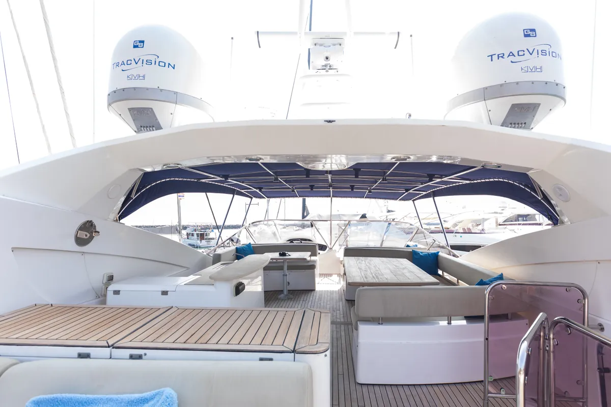 Major Affair, a Sunseeker 90 motor yacht at Pa Khlok, Thailand