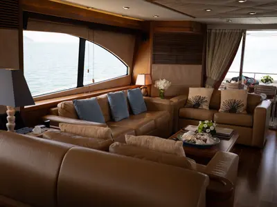 Major Affair, a Sunseeker 90 motor yacht at Pa Khlok, Thailand