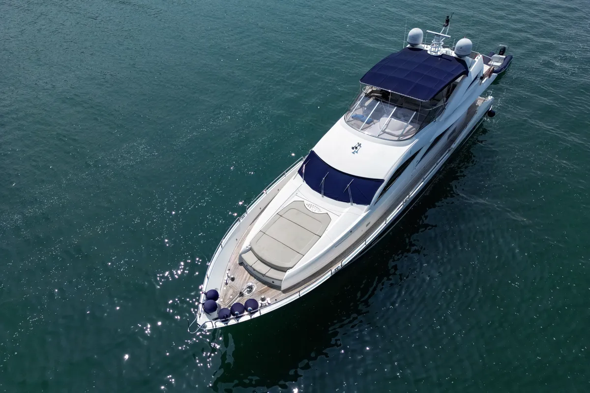Major Affair, a Sunseeker 90 motor yacht at Pa Khlok, Thailand