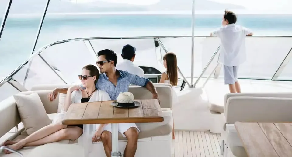 Major Affair, a Sunseeker 90 motor yacht at Pa Khlok, Thailand