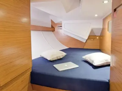 Cabin on Lazy Days, a Elan Impression 50 sailboat at Split, Croatia
