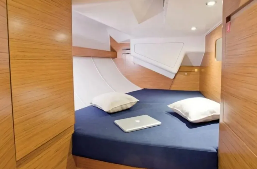 Cabin on Lazy Days, a Elan Impression 50 sailboat at Split, Croatia