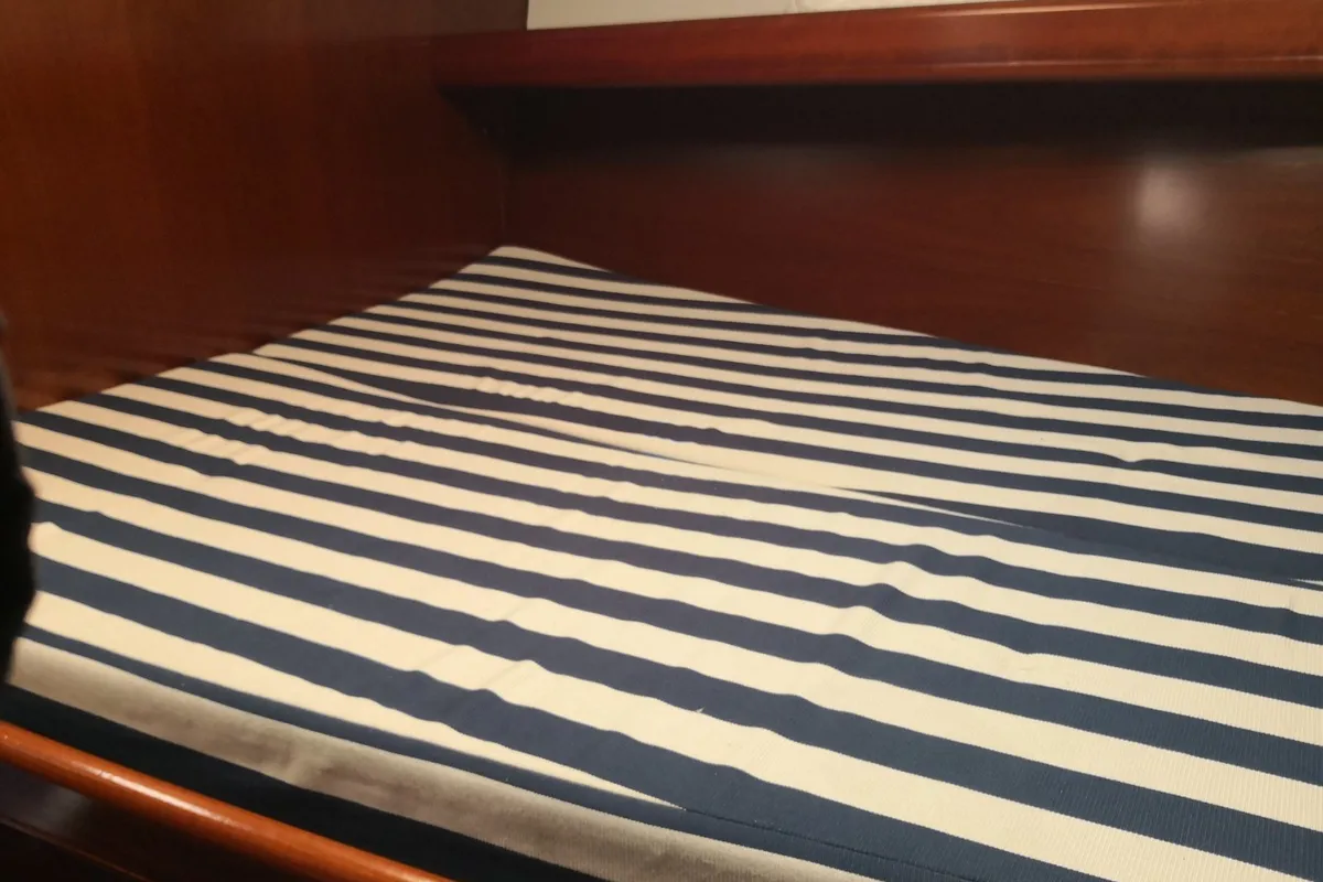 Cabin on Andromeda, a Beneteau Oceanis 393 sailboat at Municipal Unit of Lefkada, Greece