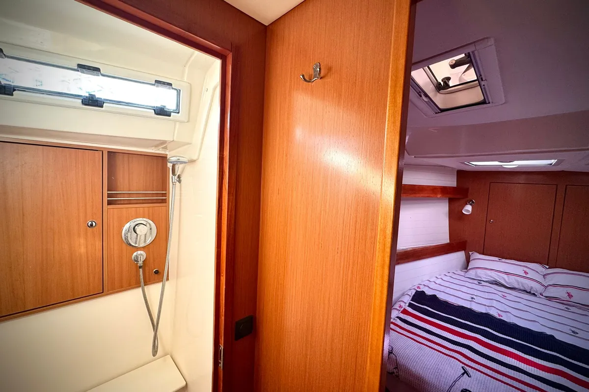 Head on Shoogle, a Bavaria Cruiser 45 sailboat at Fethiye, Turkey