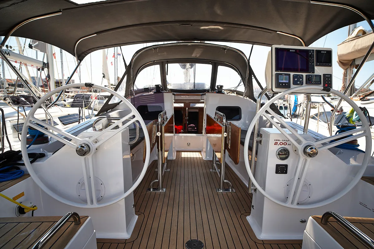 Alina, a Elan Impression 45.1 sailboat at Biograd na Moru, Croatia
