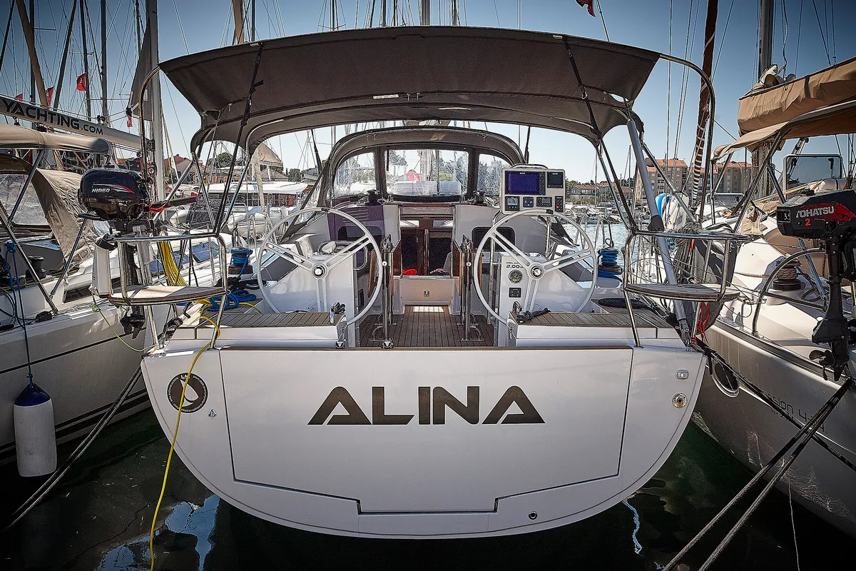 Alina, a Elan Impression 45.1 sailboat at Biograd na Moru, Croatia