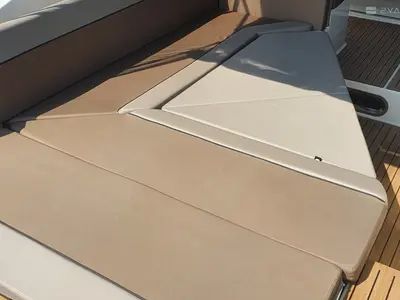 Deck of Quicksilver 805, a Quicksilver Activ 805 Cruiser motorboat at Tribunj, Croatia