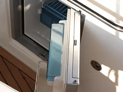 Galley of Quicksilver 805, a Quicksilver Activ 805 Cruiser motorboat at Tribunj, Croatia