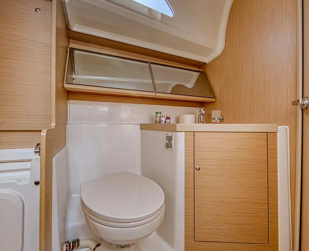 Head on Aurelia, a Beneteau Oceanis 40.1 sailboat at Dubrovnik, Croatia