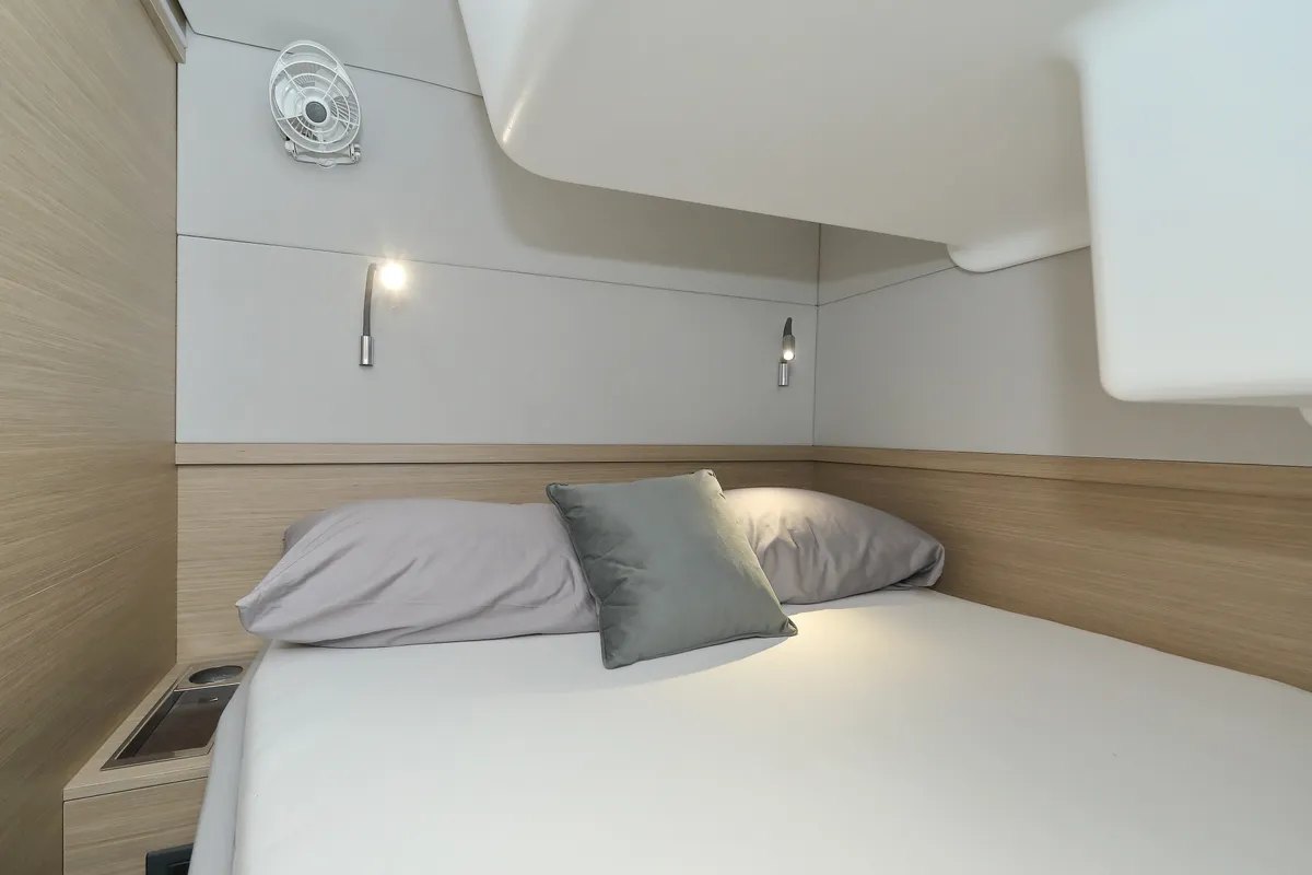 Cabin on SERENDIPITY, a Lagoon 51 catamaran at Sukošan, Croatia