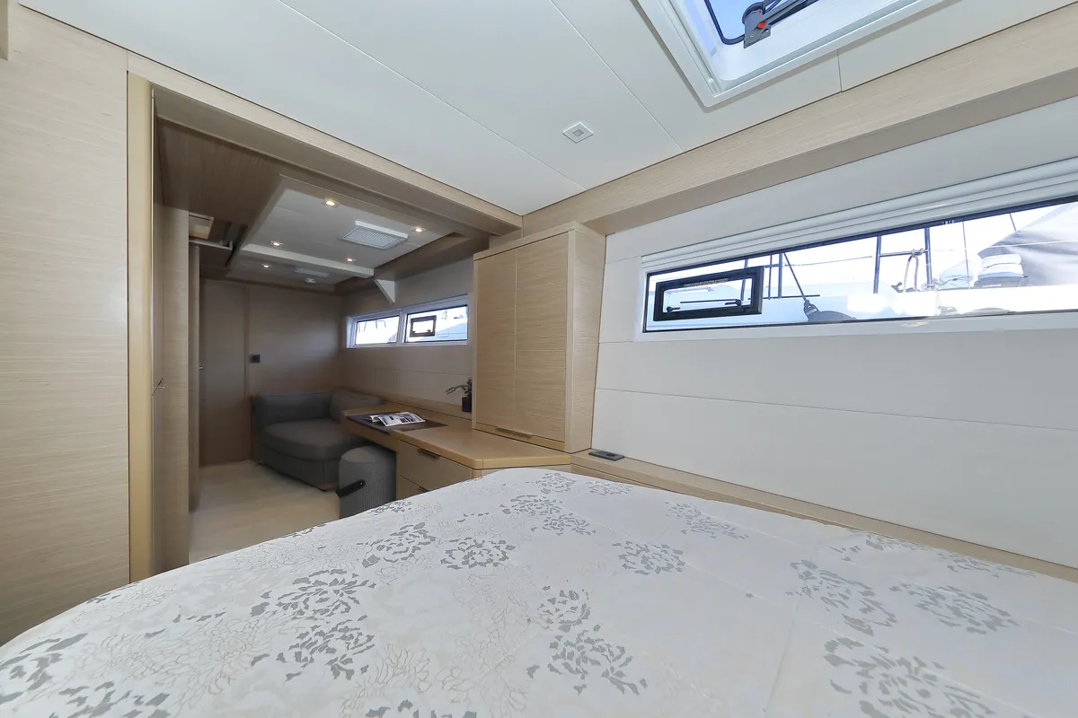 Cabin on SERENDIPITY, a Lagoon 51 catamaran at Sukošan, Croatia