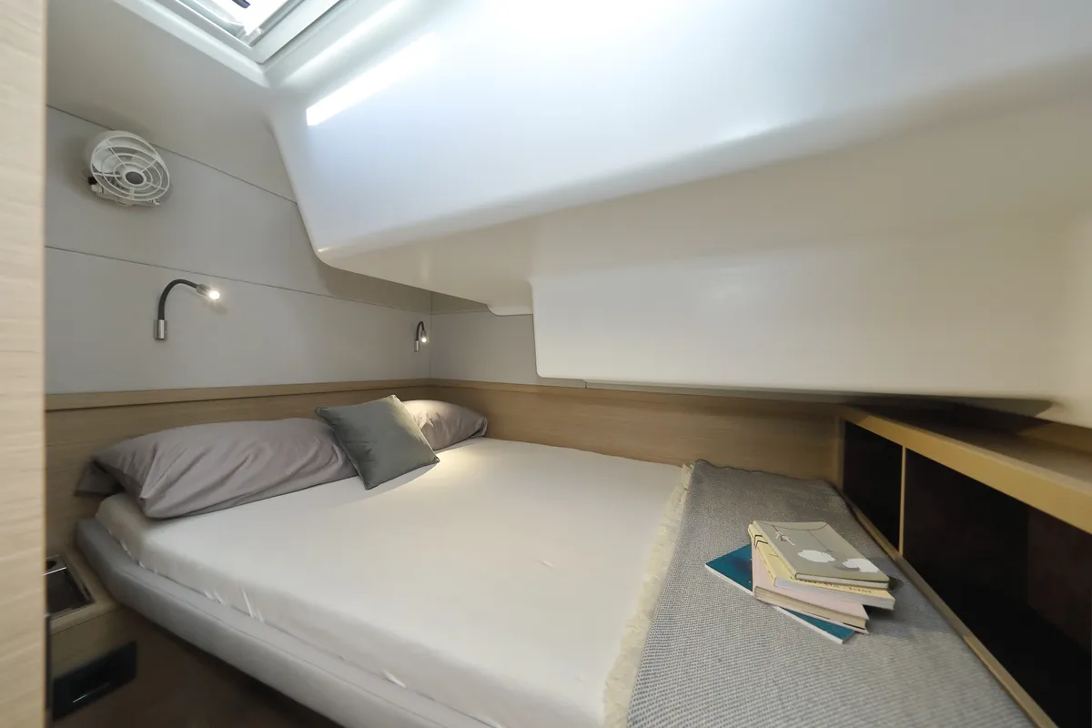Cabin on SERENDIPITY, a Lagoon 51 catamaran at Sukošan, Croatia