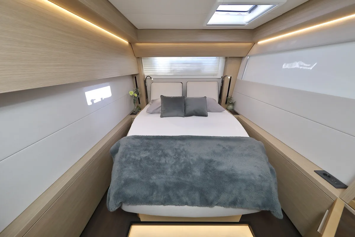 Cabin on SERENDIPITY, a Lagoon 51 catamaran at Sukošan, Croatia