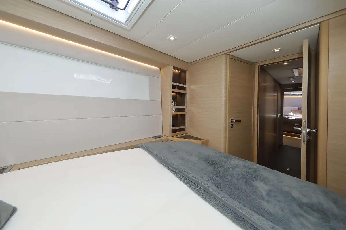 Cabin on SERENDIPITY, a Lagoon 51 catamaran at Sukošan, Croatia