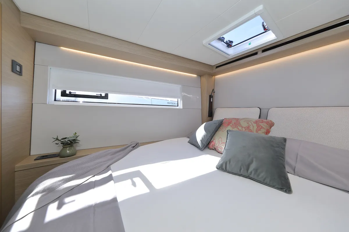 Cabin on SERENDIPITY, a Lagoon 51 catamaran at Sukošan, Croatia