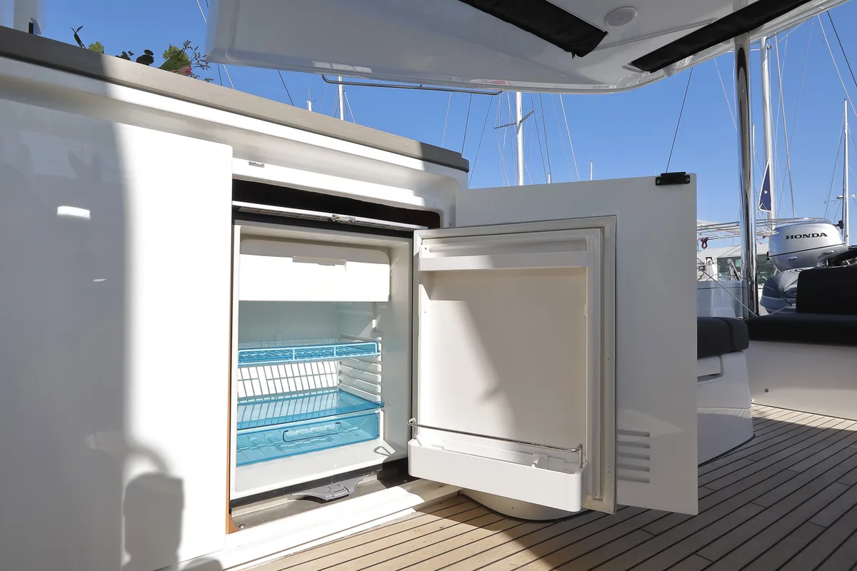 Galley of SERENDIPITY, a Lagoon 51 catamaran at Sukošan, Croatia