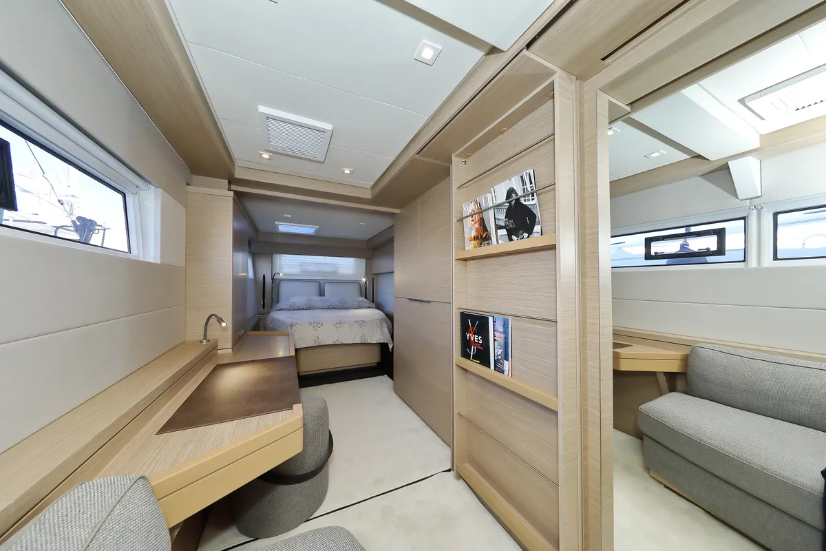 Cabin on SERENDIPITY, a Lagoon 51 catamaran at Sukošan, Croatia