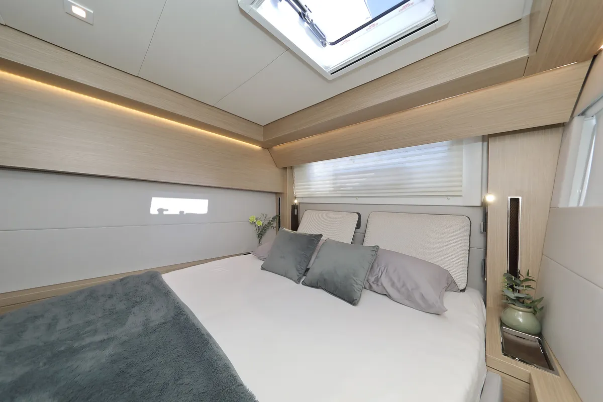 Cabin on SERENDIPITY, a Lagoon 51 catamaran at Sukošan, Croatia