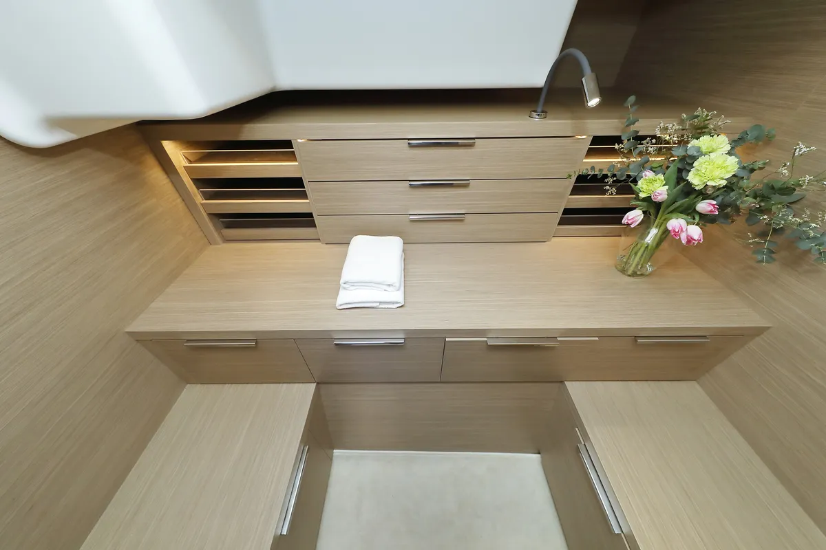 Cabin on SERENDIPITY, a Lagoon 51 catamaran at Sukošan, Croatia