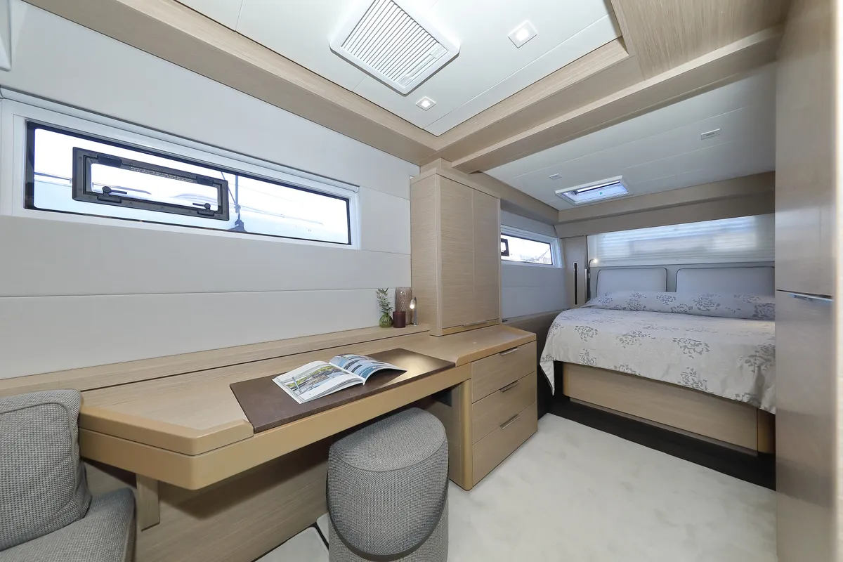 Cabin on SERENDIPITY, a Lagoon 51 catamaran at Sukošan, Croatia