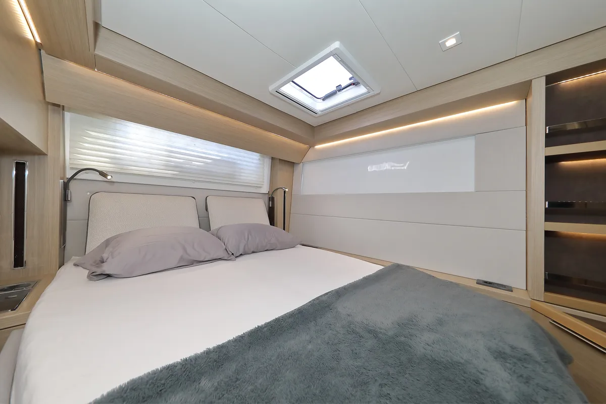 Cabin on SERENDIPITY, a Lagoon 51 catamaran at Sukošan, Croatia