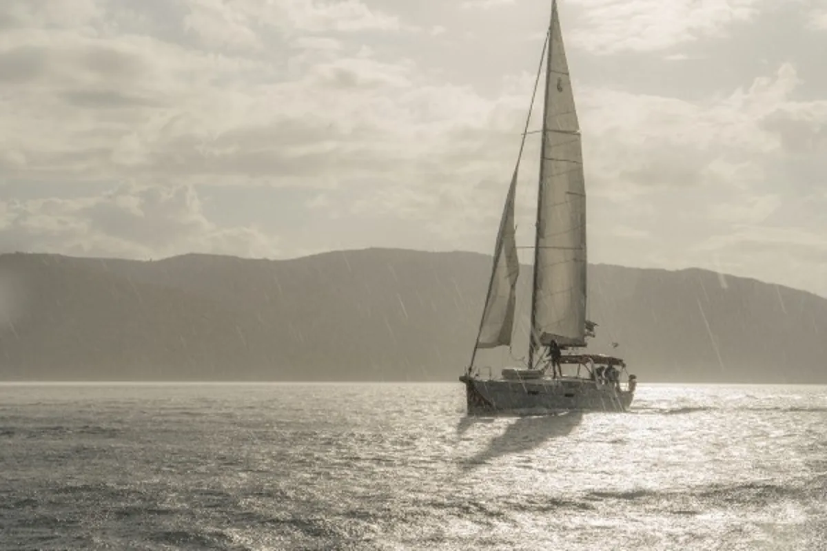 Exterior view of PARIJA, a Beneteau Oceanis 45 sailboat at Split, Croatia