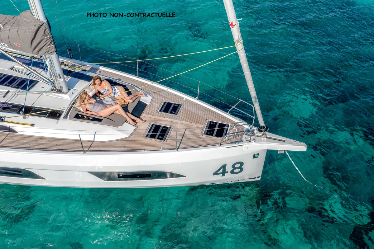 Midi, a Dufour 48 sailboat at Marseille, France