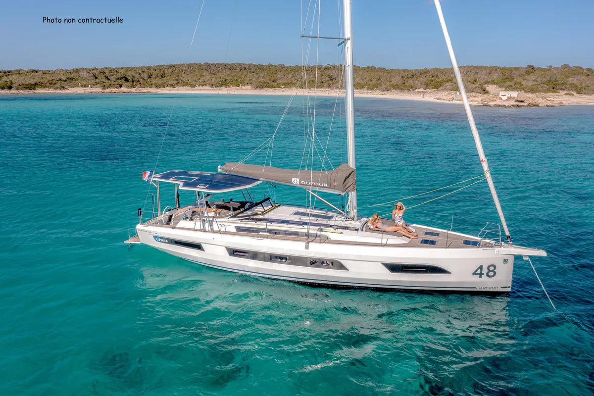 Midi, a Dufour 48 sailboat at Marseille, France