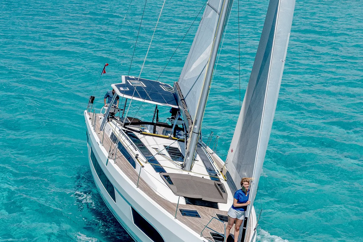 Midi, a Dufour 48 sailboat at Marseille, France